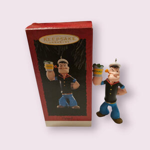 Vintage 1994 Hallmark Popeye Christmas Ornament New